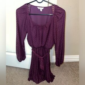 Speekless burgundy dress